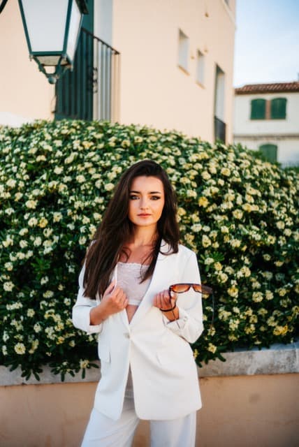 Fashion — Blazer blanc